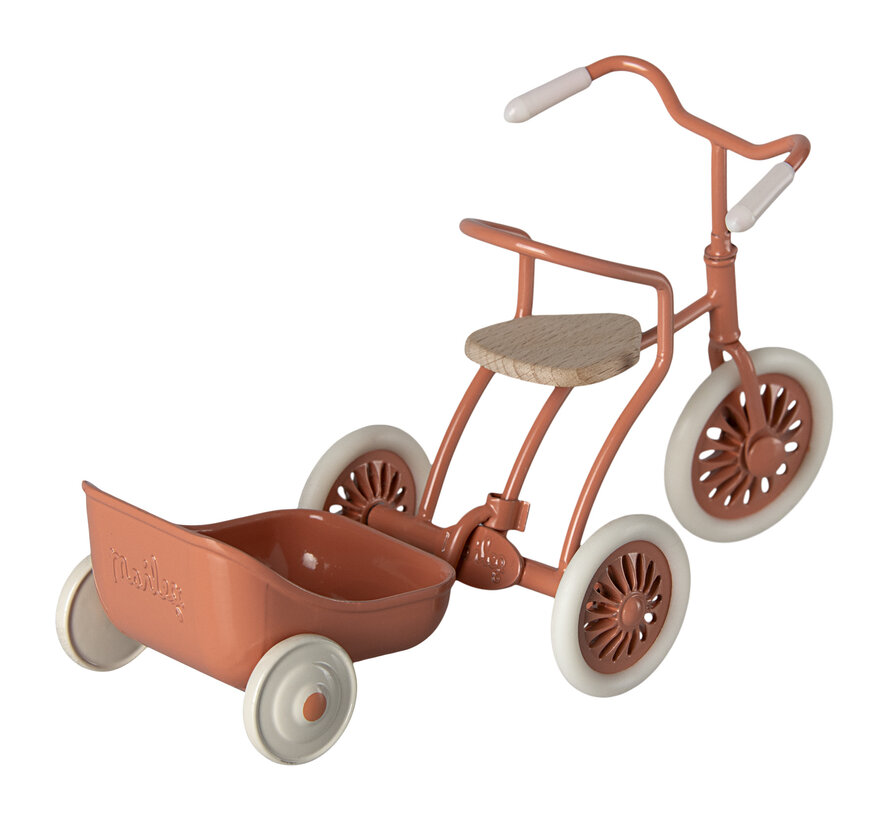 Tricycle hanger, Mouse - Coral