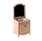 Maileg Sink dresser, Mouse - Powder