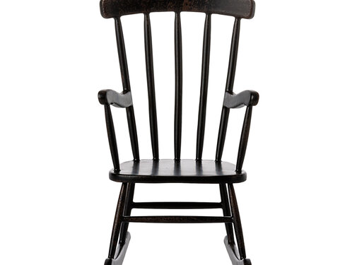 Maileg Rocking chair, Mouse - Anthracite