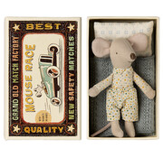 Maileg Little brother mouse in matchbox