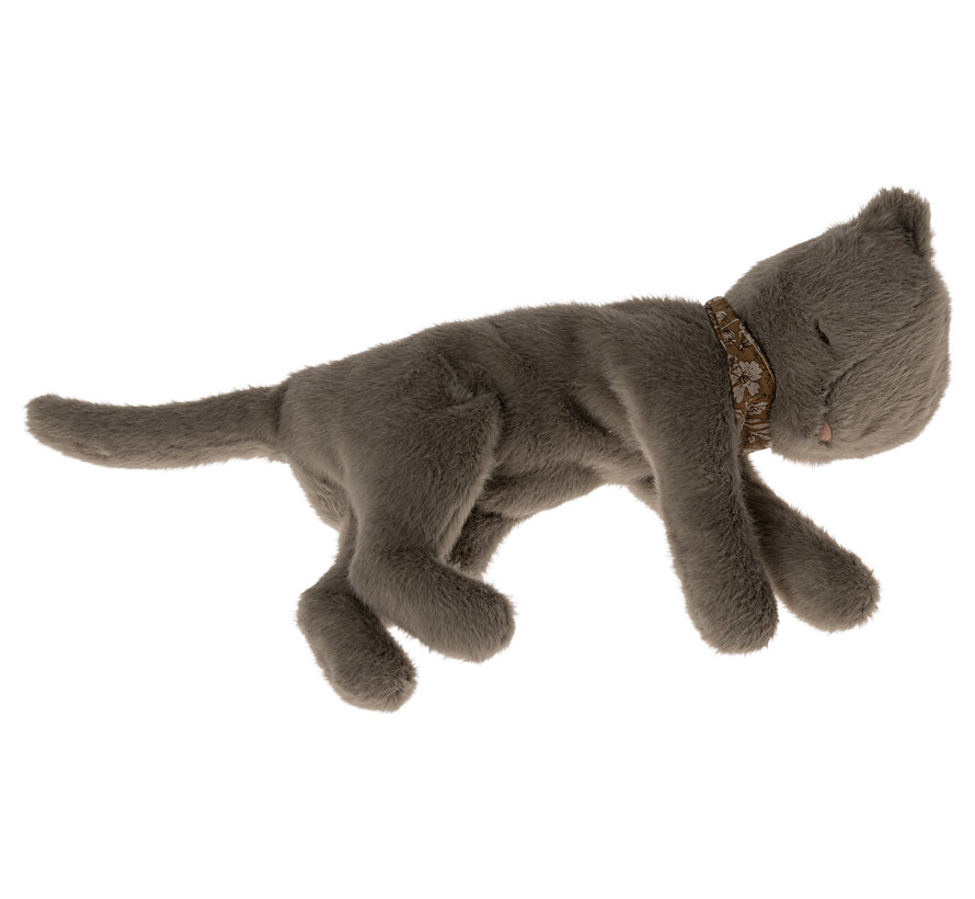 Knuffel Kat Kitten Plush Earth Grey