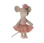 Maileg Knuffelmuis Ballerina Little Sister Rose 10cm