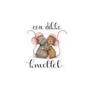 Anillustration Ansichtkaart Muisjes een dikke knuffel