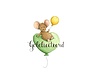 Ansichtkaart Muis zittend op ballon