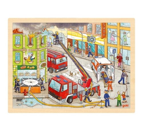 GOKI Puzzle Firefighting 96pcs