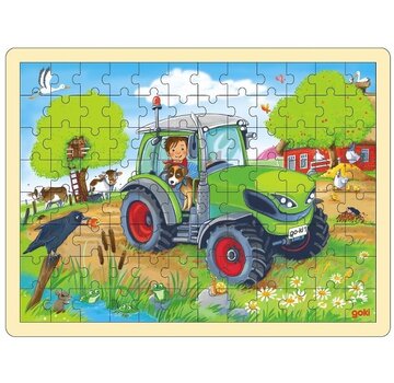 GOKI Puzzel Traktor 96pcs