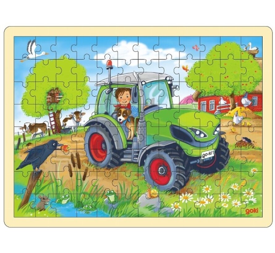 Puzzle Tractor 96pcs