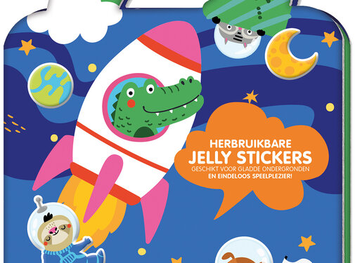 Interstat Jelly stickerboek - Kom, we gaan naar… De ruimte