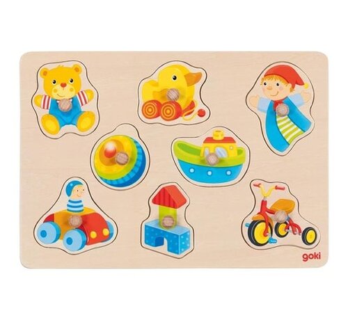 GOKI My First Toy Lift Out Puzzle 8pcs