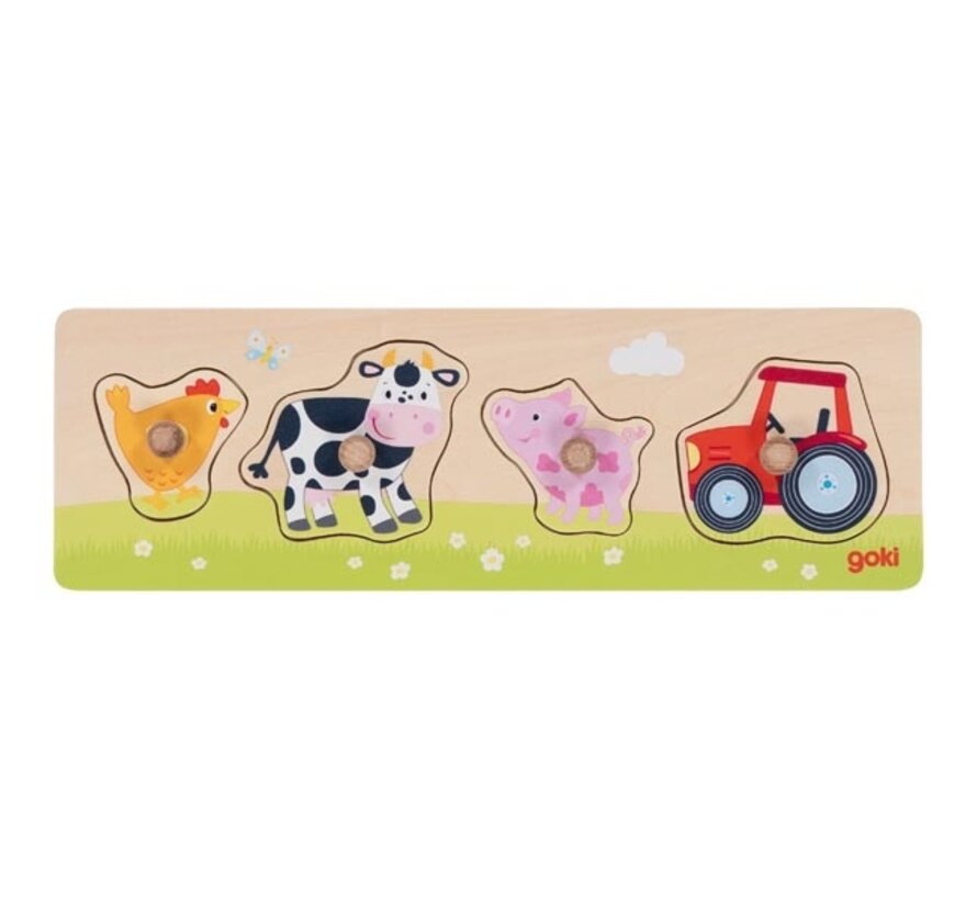 On the Farm Lift Out Puzzle 4pcs