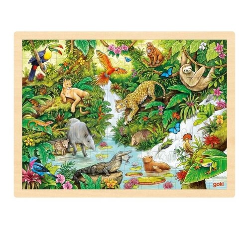 GOKI Puzzel In de Jungle 96pcs