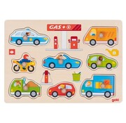 GOKI Lift Out Puzzle Petrol Station 9pcs