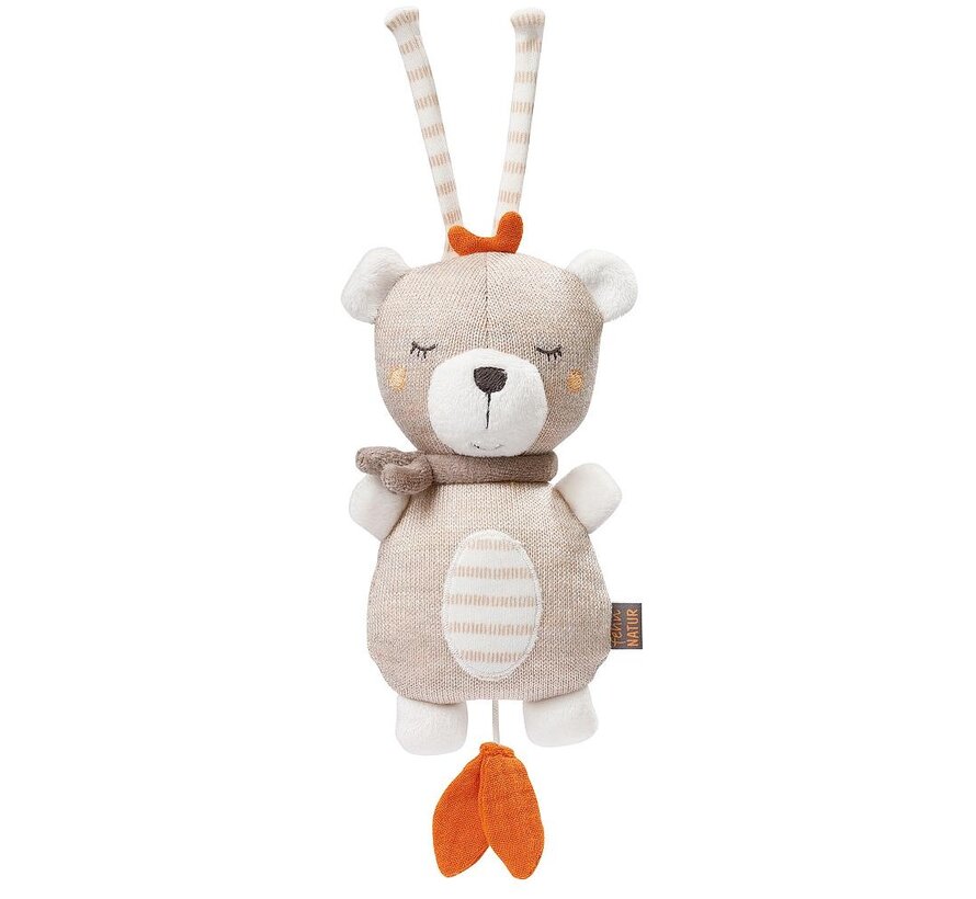 Mini Muziekknuffel Teddy NATUR