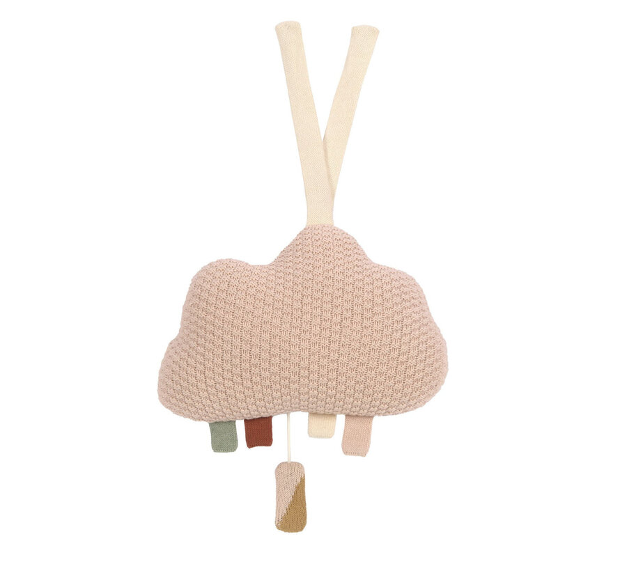 Muziekknuffel Little Universe Wolk Creme