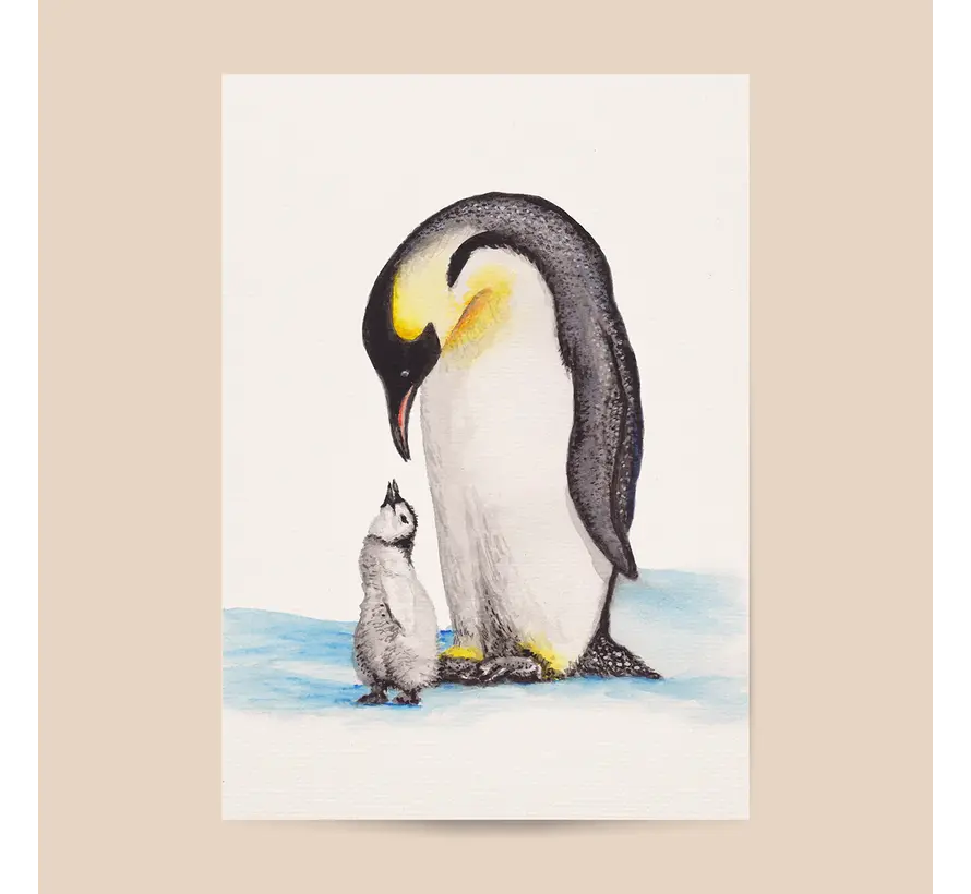 Poster A3 Pinguins