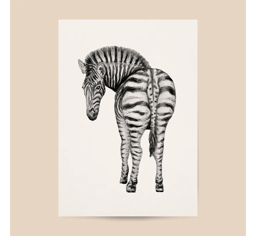 Poster Zebra A4
