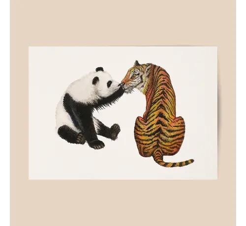 World of Mies Poster Panda met Tijger
