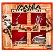 Eureka Breinbreker Puzzel Mania Set 4-delig Rood