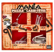 Eureka Mania Puzzle Casse Têtes Set 4-pcs Red