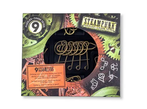 Eureka Steampunk Puzzel Bruin Set 9-delig