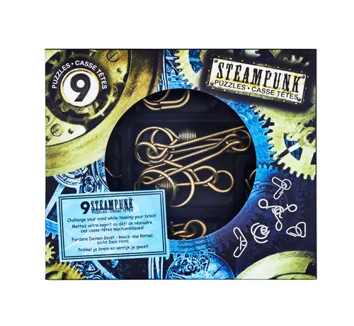 Eureka Steampunk Puzzel Blauw Set 9-delig