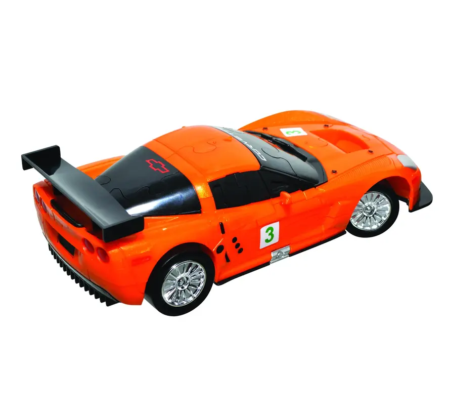 3D Puzzle car - Corvette C6R - 1:32 - Orange***