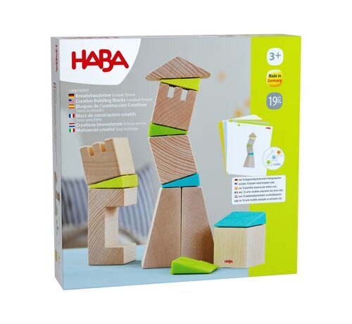 Haba 3D Arranging Set Crooked Tower Blocks