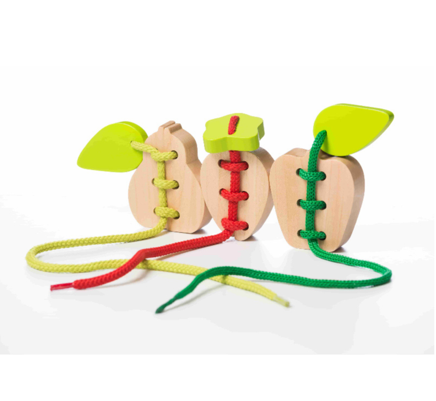 Wooden Lacing Toy Fruits