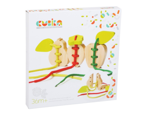 Cubika Houten Rijgspel Fruit