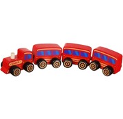 Cubika Wooden Train 4-pcs