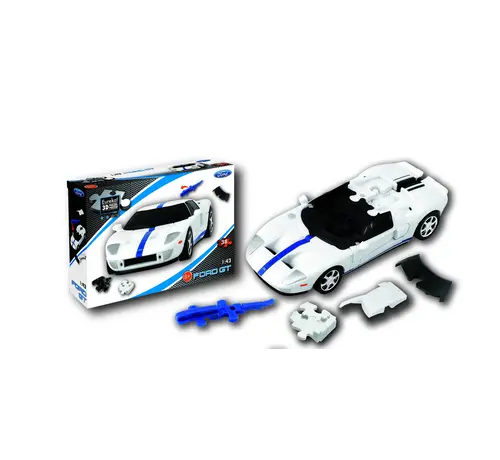 Eureka 3D Puzzle car - Ford GT - 1:43 - White**