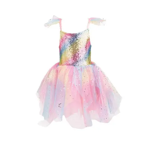 Great Pretenders Rainbow Fairy Dress, SIZE US 5-6