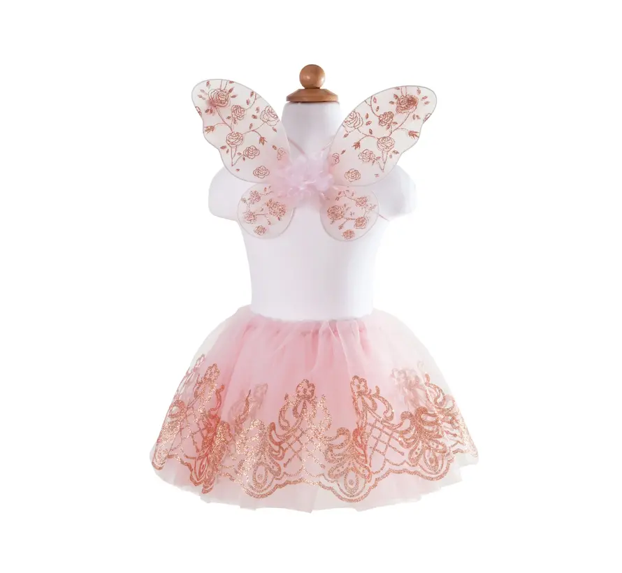 Rose Gold Wings and Tutu Size 4-6