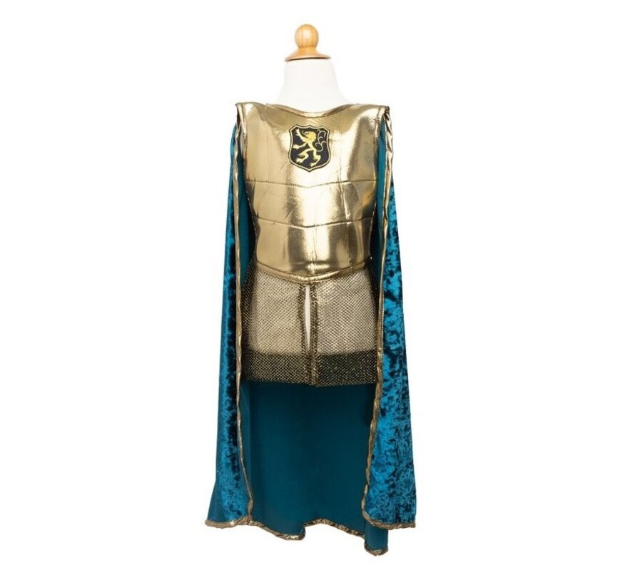 Gold Knight Tunic with Cape, SIZE US 5-6