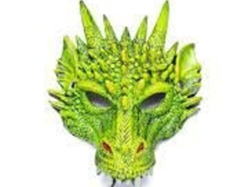 Great Pretenders Masker Draak Groen