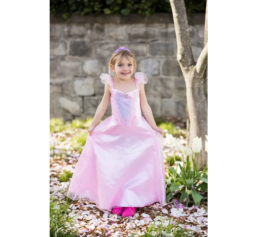 Verkleedkleding Light Pink Party Dress size 5-6