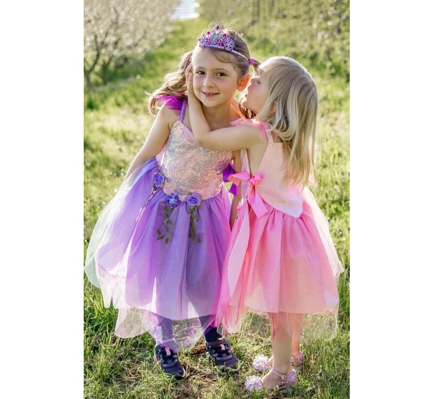 Lilac Sequins Fairy Tunic size 5-6