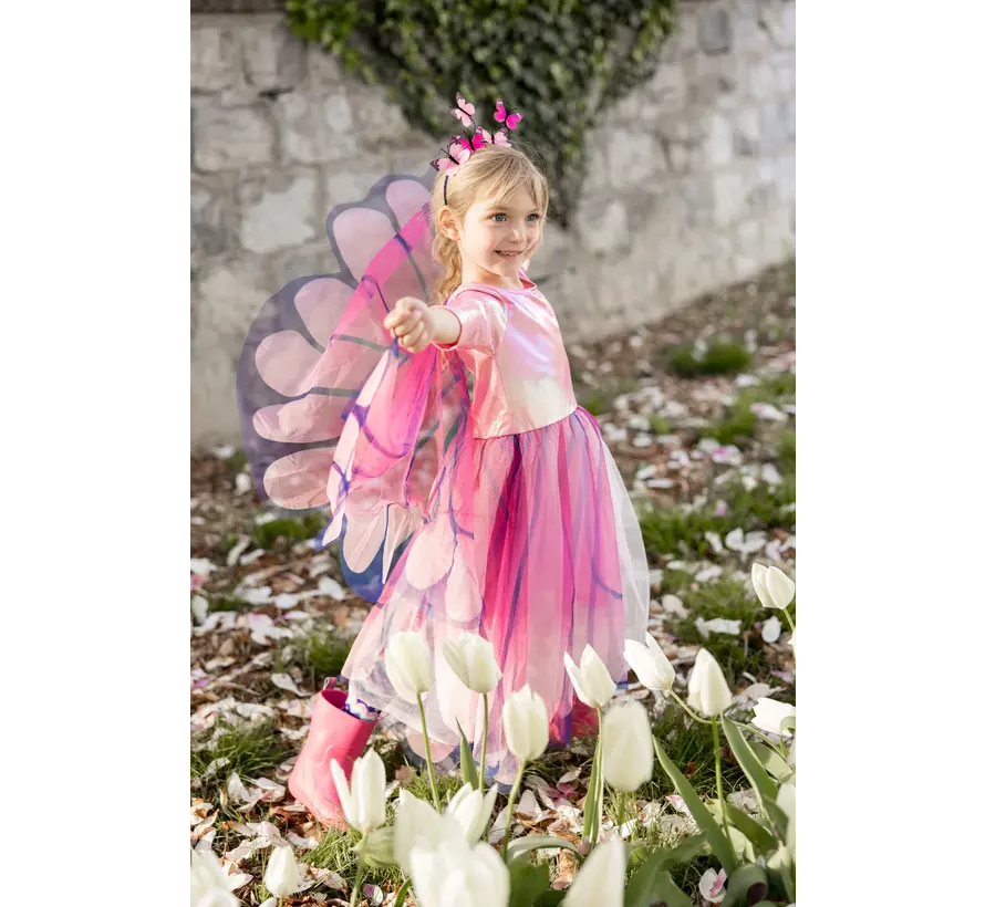 Butterfly Twirl Dress and Wings, SIZE US 5-6