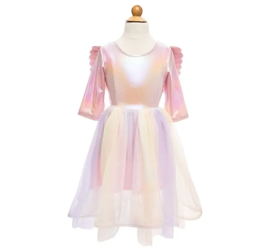 Verkleedkleding Alicorn Dress, Wings and Headband size 7-8