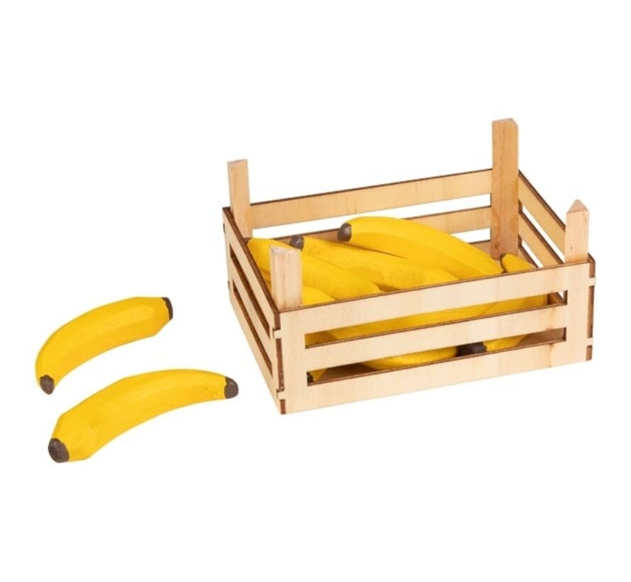 Bananas in Fruit Crate