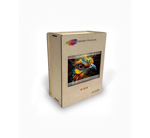 Eureka 2D RainboWooden Puzzle in MDF box - Bird