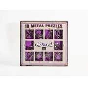 Eureka 10 Metal Puzzles Purple