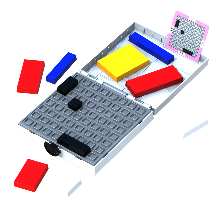 Mondrian Blocks White Edition