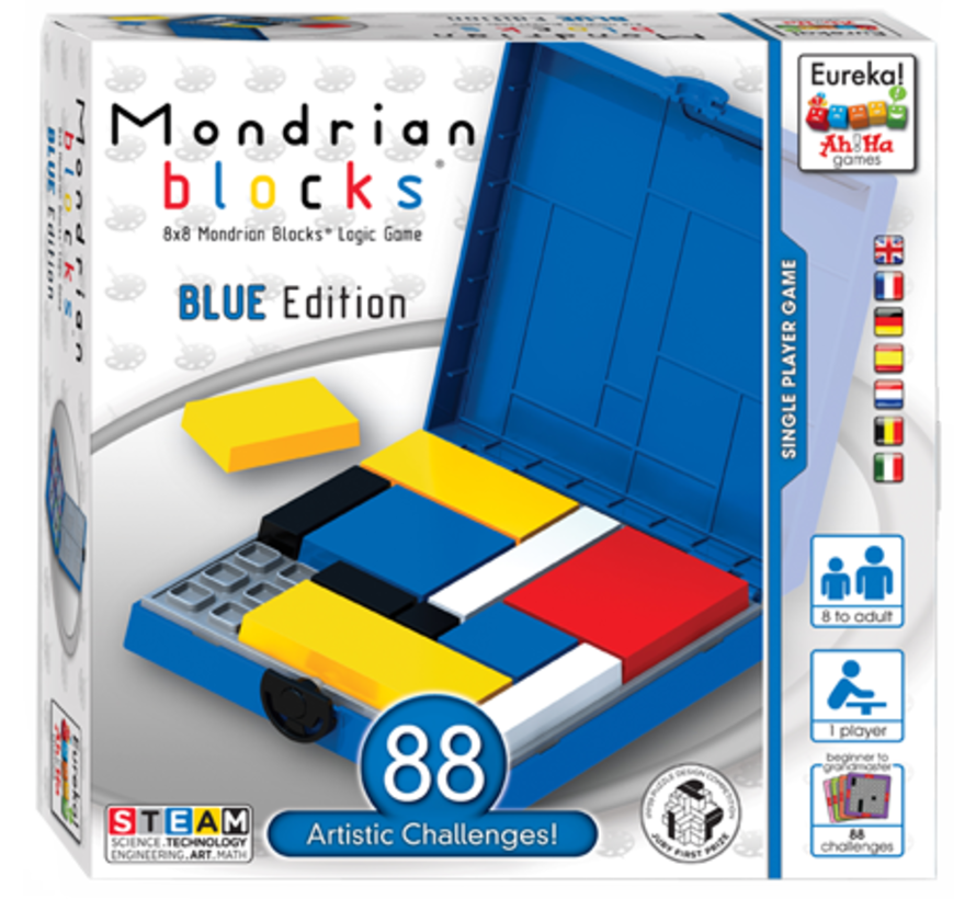 Mondrian Blocks Blue Edition
