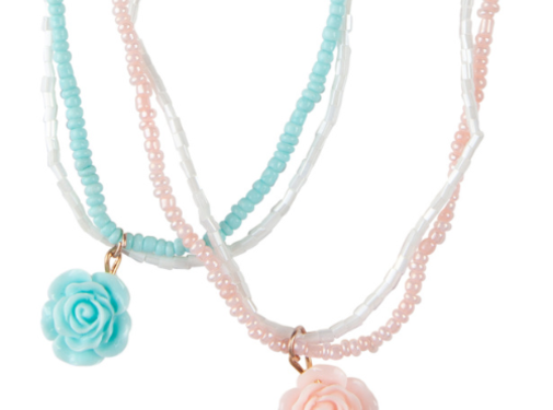 Great Pretenders Boutique Rose Necklace, 2 styles assorted