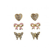 Great Pretenders Boutique Dazzle Studded Earrings, 3 Sets