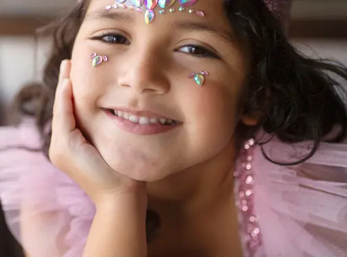 Great Pretenders Face Crystals Pink Unicorn