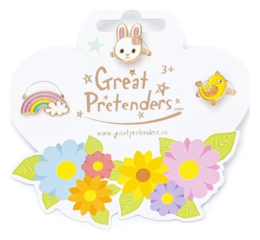 Spring Ring Bunny 3 Pcs Set