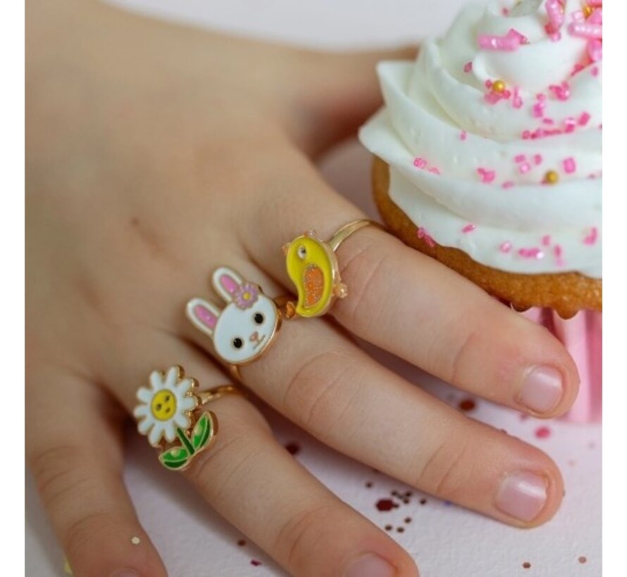 Spring Ring Bunny 3 Pcs Set