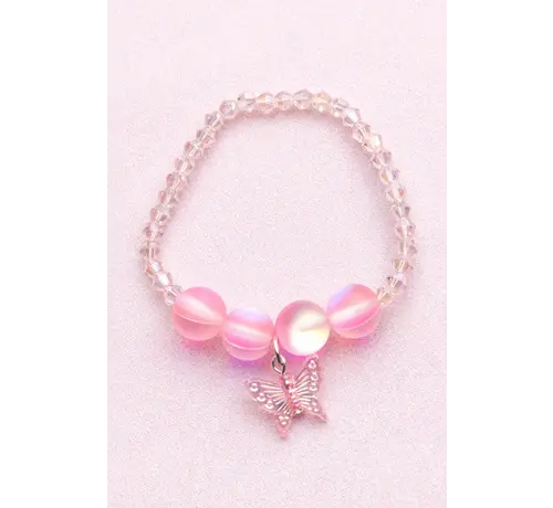 Great Pretenders Boutique Holo Pink Crystal Bracelet